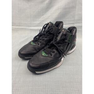 Adidas Adizero Rose 2.0 Basketball Shoe Men’s sz 16 Luxury Hardwood Black Green